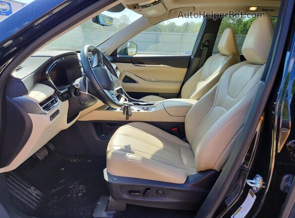 5N1DL1GS9PC369529 2023 INFINITI QX60 Черный Вид салона спереди