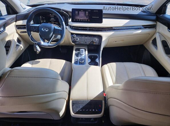 5N1DL1GS9PC369529 2023 INFINITI QX60 Черный Вид панели приборов