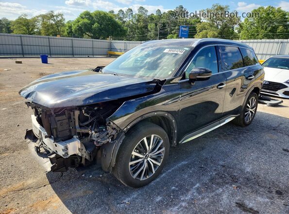5N1DL1GS9PC369529 2023 INFINITI QX60 Черный Передняя левая четверть