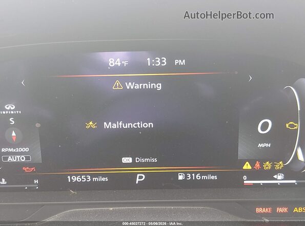 5N1DL1GS9RC356119 2024 INFINITI QX60 Серый 
