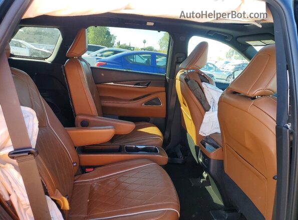 5N1DL1HT2NC340071 2022 INFINITI QX60 Черный Вид задней части салона