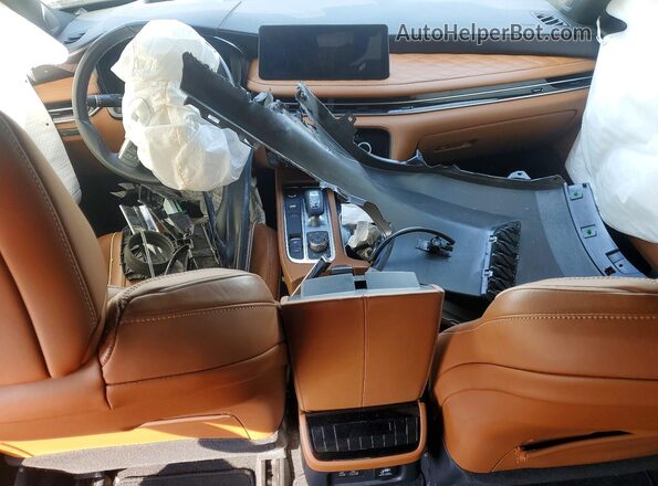 5N1DL1HU2PC365080 2023 INFINITI QX60 Серый Вид панели приборов