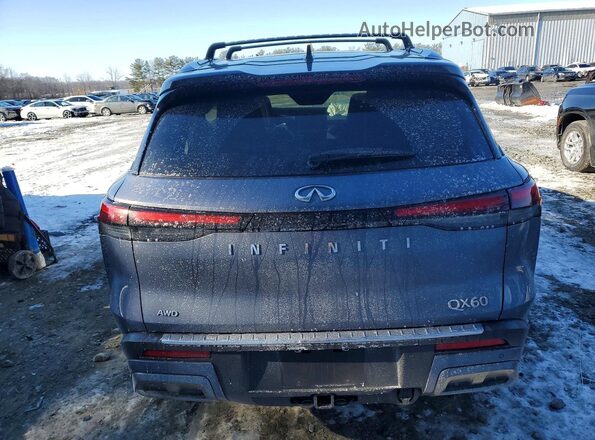 5N1DL1HUXRC350717 2024 INFINITI QX60 Синий Вид сзади