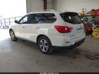 2020 Nissan Pathfinder S 4wd White vin: 5N1DR2AM1LC622822