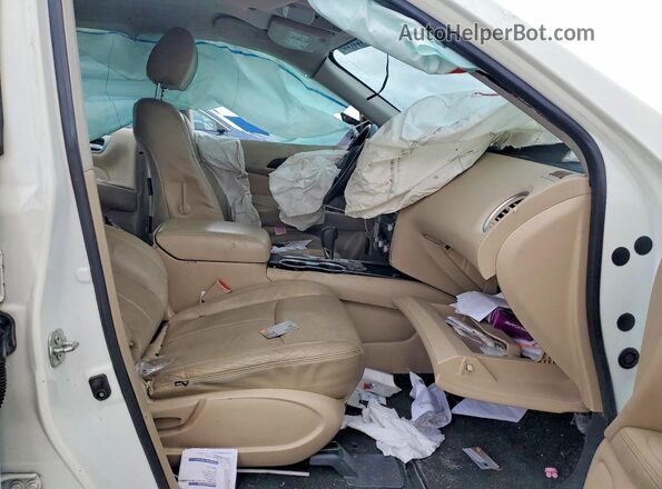 5N1DR2BN0LC639747 2020 NISSAN PATHFINDER Белый Вид салона спереди