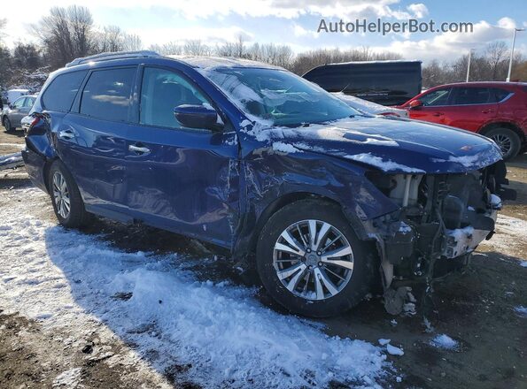 5N1DR2BN5LC594711 2020 NISSAN PATHFINDER Синий Передняя правая четверть