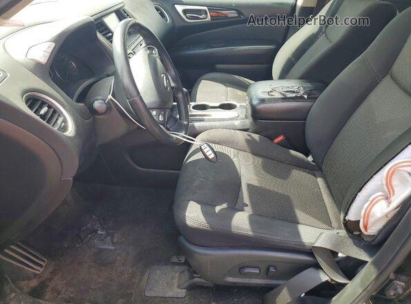 5N1DR2BN8LC602073 2020 NISSAN PATHFINDER Черный Вид салона спереди