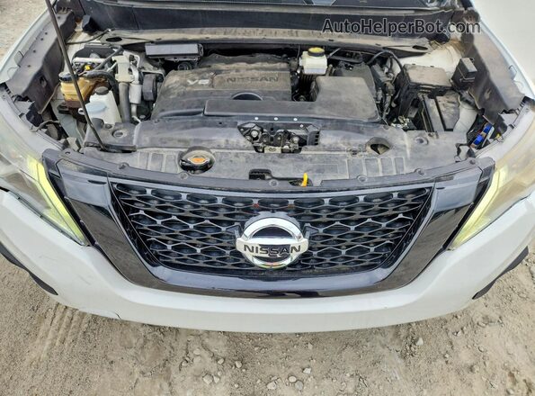 5N1DR2BN9LC579578 2020 NISSAN PATHFINDER Белый Вид подкапотного пространства