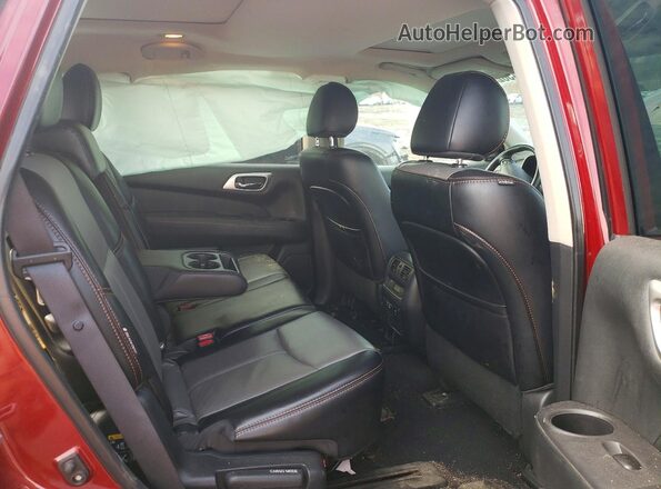 5N1DR2CM5LC637966 2020 NISSAN PATHFINDER Красный Вид задней части салона