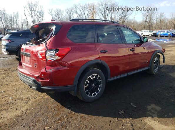 5N1DR2CM5LC637966 2020 NISSAN PATHFINDER Красный Задняя правая четверть