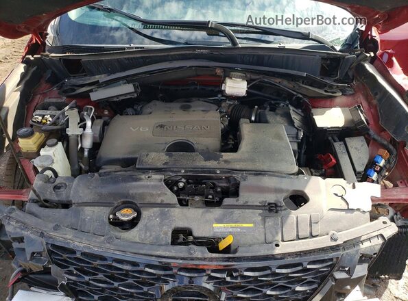 5N1DR2CM5LC637966 2020 NISSAN PATHFINDER Красный Вид подкапотного пространства