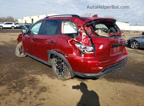 5N1DR2CM5LC637966 2020 NISSAN PATHFINDER Красный Задняя левая четверть