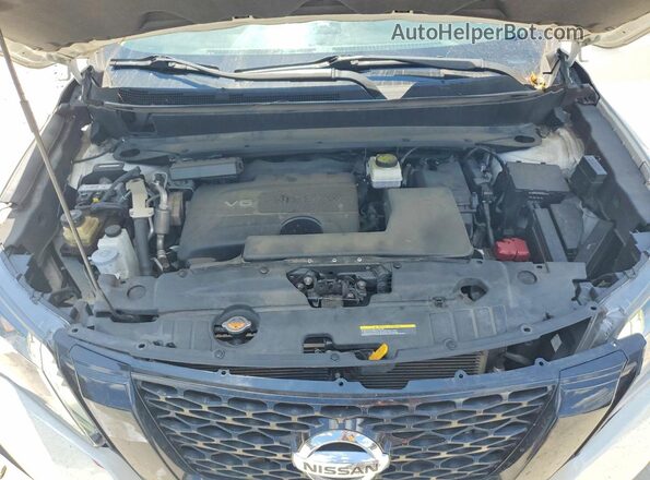 5N1DR2CN1LC600115 2020 NISSAN PATHFINDER White Vista del compartimento del motor