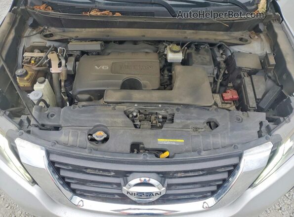 5N1DR2DN8LC633420 2020 NISSAN PATHFINDER Silver Vista del compartimento del motor