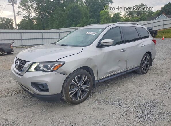 5N1DR2DN8LC633420 2020 NISSAN PATHFINDER Silver Vista tres cuartos delantera izquierda