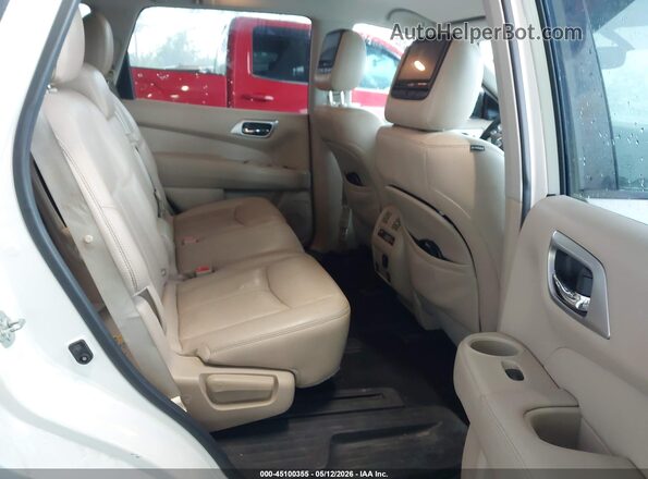 5N1DR2MM0HC617873 2017 NISSAN PATHFINDER White Vista de la etiqueta del VIN