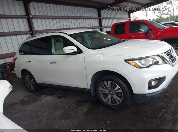 5N1DR2MM0HC617873 2017 NISSAN PATHFINDER White Vista del cuadro de instrumentos