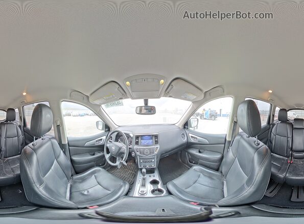 5N1DR2MM0HC642756 2017 NISSAN PATHFINDER Silver Vista interior de 360 grados
