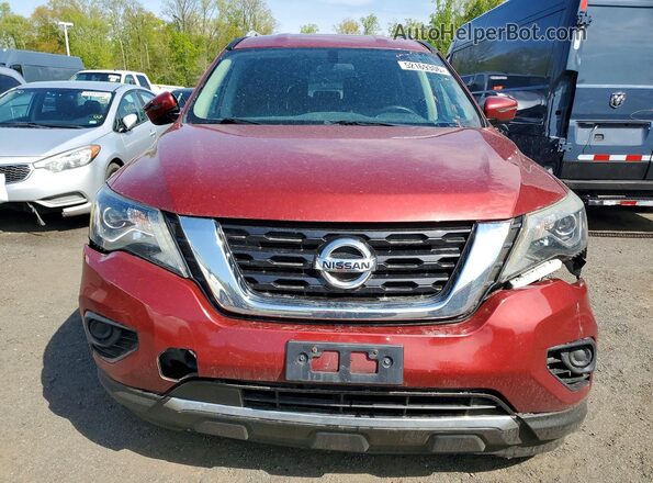 5N1DR2MM0HC906509 2017 NISSAN PATHFINDER Red Widok z przodu