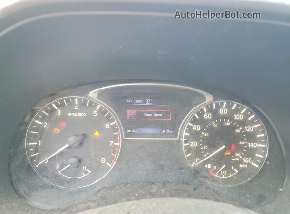 5N1DR2MM0HC906509 2017 NISSAN PATHFINDER Red Widok zestawu wskaźników