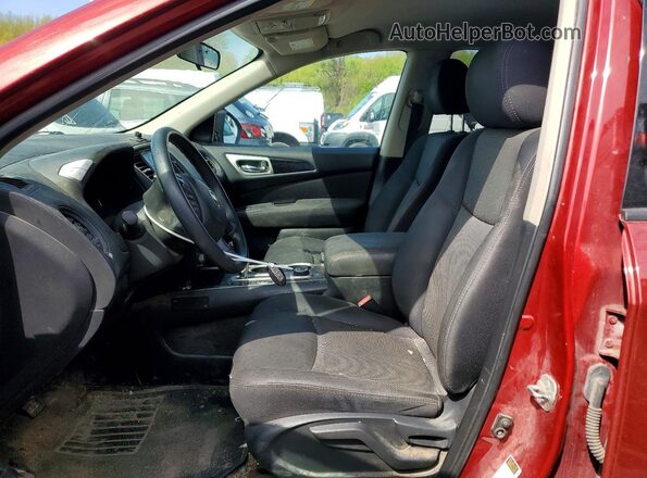 5N1DR2MM0HC906509 2017 NISSAN PATHFINDER Red Widok wnętrza z przodu
