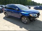 2018 Nissan Pathfinder Sv Blue vin: 5N1DR2MM0JC605809