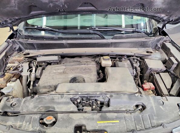 5N1DR2MM0JC607611 2018 NISSAN PATHFINDER Gray Vista del compartimento del motor