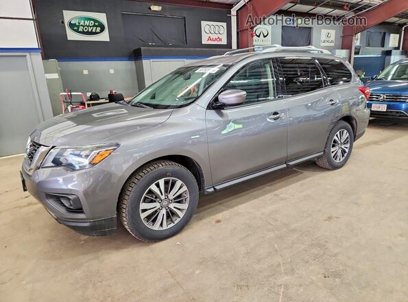 5N1DR2MM0JC607611 2018 NISSAN PATHFINDER Gray Vista tres cuartos delantera izquierda