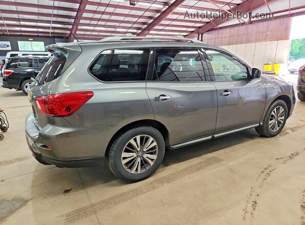 5N1DR2MM0JC607611 2018 NISSAN PATHFINDER Gray Trasero derecho