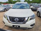 2018 Nissan Pathfinder S Белый vin: 5N1DR2MM0JC649440