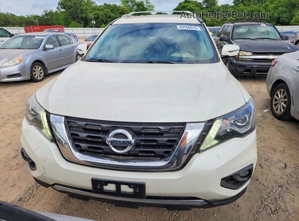 5N1DR2MM0JC649440 2018 NISSAN PATHFINDER Белый Вид спереди