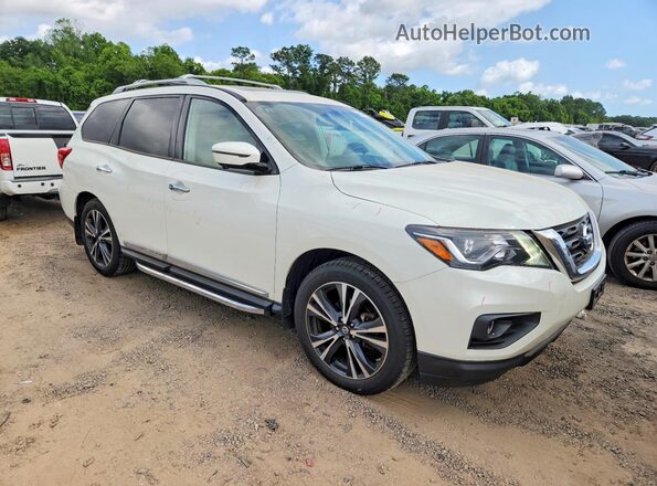 5N1DR2MM0JC649440 2018 NISSAN PATHFINDER Белый Передняя правая четверть