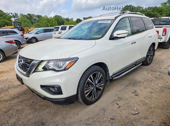 5N1DR2MM0JC649440 2018 NISSAN PATHFINDER Белый Передняя левая четверть