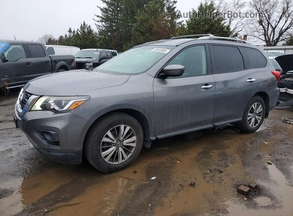 5N1DR2MM0JC667601 2018 NISSAN PATHFINDER Silver Vista tres cuartos delantera izquierda