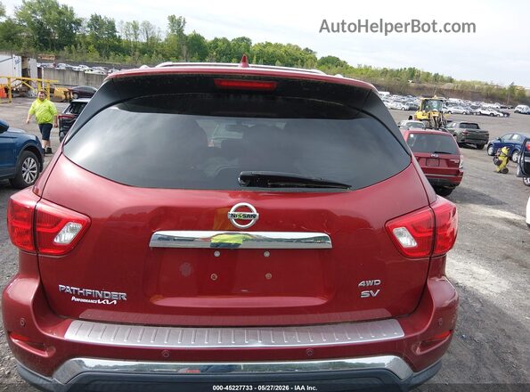5N1DR2MM0KC602863 2019 NISSAN PATHFINDER Red 