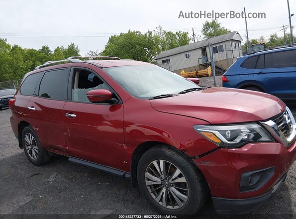 5N1DR2MM0KC602863 2019 NISSAN PATHFINDER Red Vista frontal
