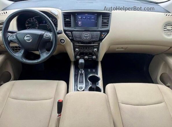 5N1DR2MM1HC627750 2017 NISSAN PATHFINDER White Vista del salpicadero