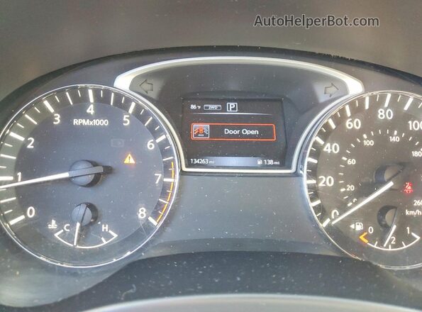 5N1DR2MM1HC632222 2017 NISSAN PATHFINDER Серебряный Вид щитка приборов