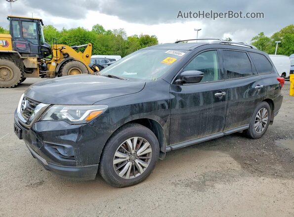 5N1DR2MM1JC664187 2018 NISSAN PATHFINDER Black Vista tres cuartos delantera izquierda