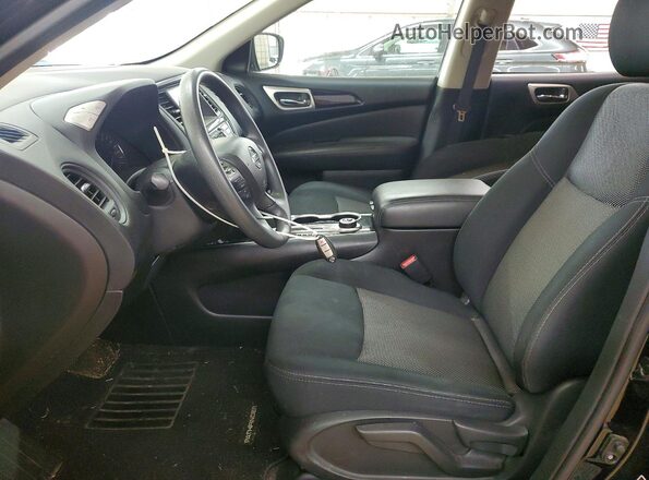 5N1DR2MM1JC670927 2018 NISSAN PATHFINDER Черный Вид салона спереди