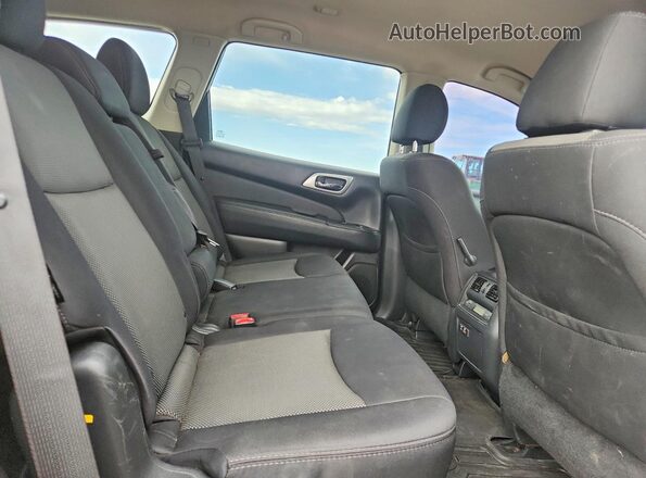 5N1DR2MM1KC576581 2019 NISSAN PATHFINDER Черный Вид задней части салона
