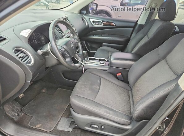 5N1DR2MM1KC576581 2019 NISSAN PATHFINDER Черный Вид салона спереди