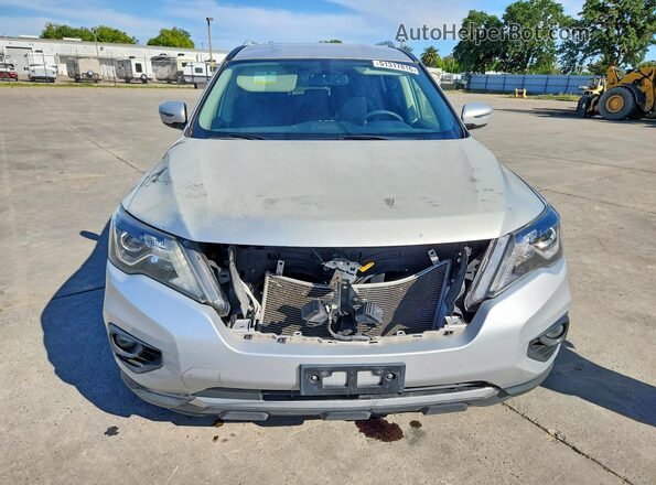 5N1DR2MM1KC637282 2019 NISSAN PATHFINDER Silver Вид спереду