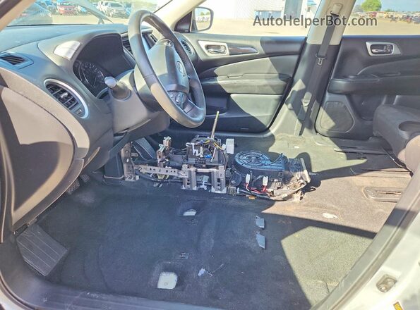 5N1DR2MM1KC637282 2019 NISSAN PATHFINDER Silver Вид салону спереду