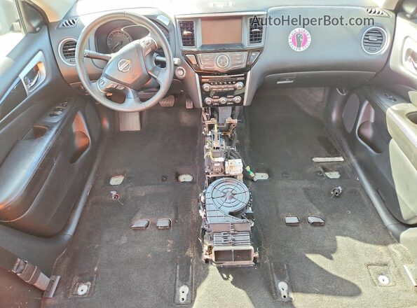 5N1DR2MM1KC637282 2019 NISSAN PATHFINDER Silver Вид панелі приладів