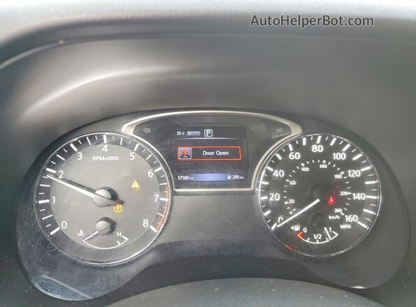5N1DR2MM2HC914000 2017 NISSAN PATHFINDER Черный Вид щитка приборов