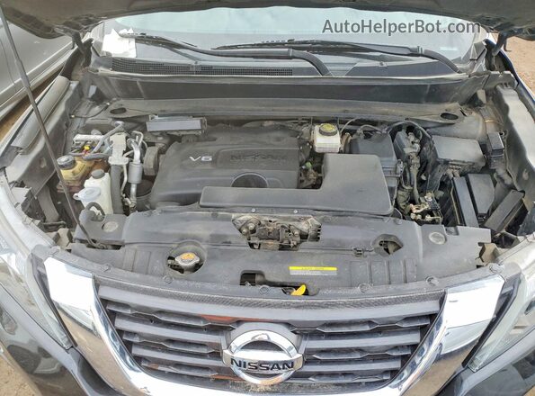 5N1DR2MM2HC914000 2017 NISSAN PATHFINDER Черный Вид задней части салона