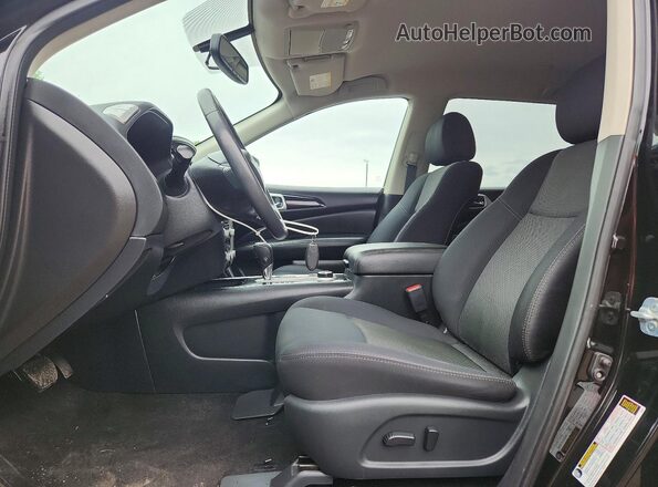5N1DR2MM2JC605035 2018 NISSAN PATHFINDER Black Front interior view