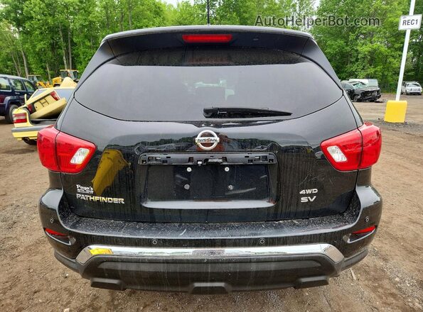 5N1DR2MM2JC605035 2018 NISSAN PATHFINDER Black Rear view