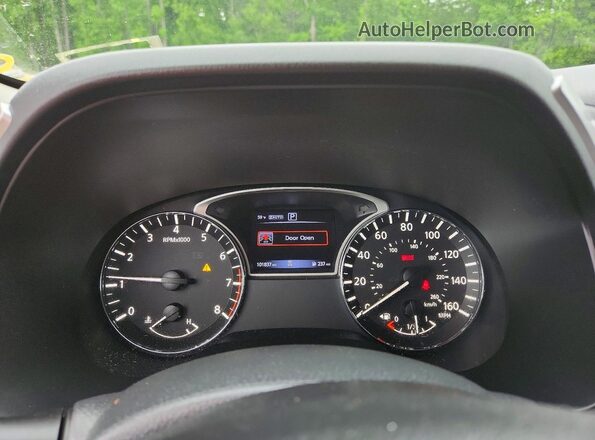 5N1DR2MM2JC605035 2018 NISSAN PATHFINDER Black Instrument cluster view